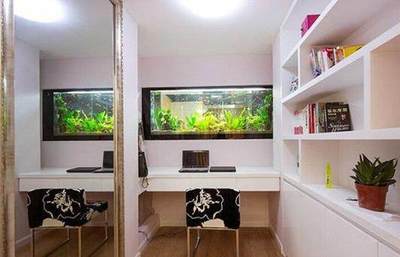 入户门对面放鱼缸好吗?可以吗?