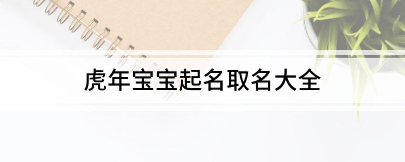 虎年宝宝起名大全集