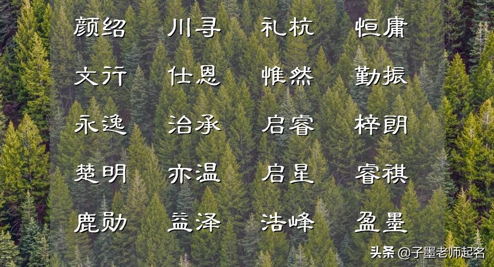 虎年生男孩名,自带霸气