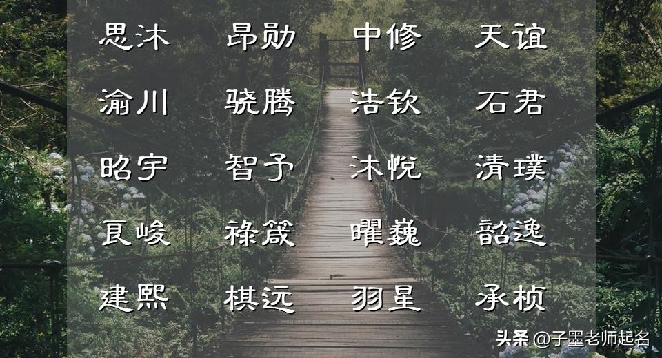 虎年生男孩名,自带霸气